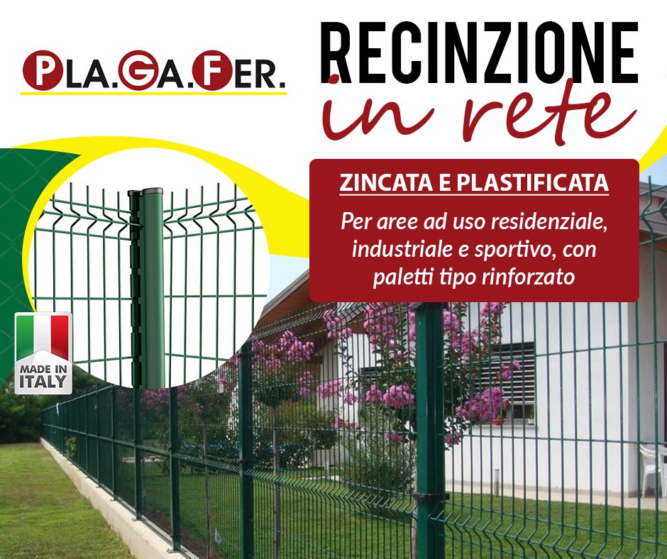 Rete per recinzioni con paletti tipo rinforzato