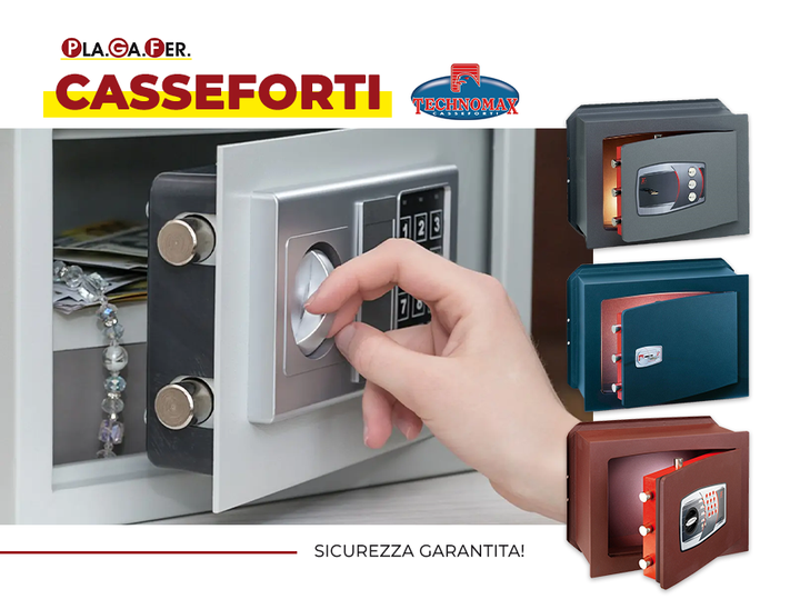 Da Plagafer Ferramenta le casseforti del marchio #Technomax che garantiscono la tua #SICUREZZA!