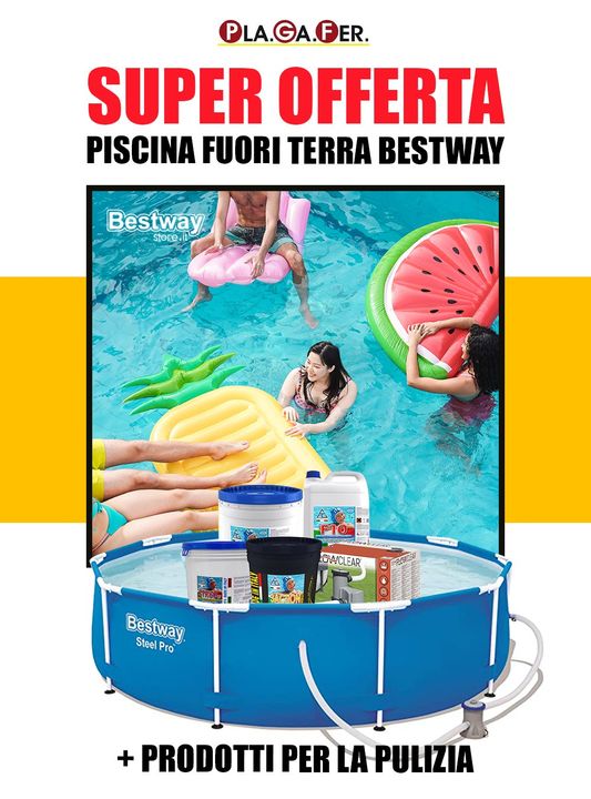 SUPER OFFERTA PISCINA + PRODOTTI PULIZIA 🥵